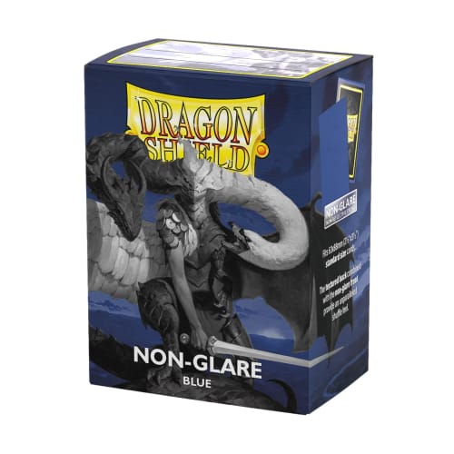 Dragon Shield Matte Non-Glare Sleeves, Standard Size, Blue, 100 Sleeves, AT-11823