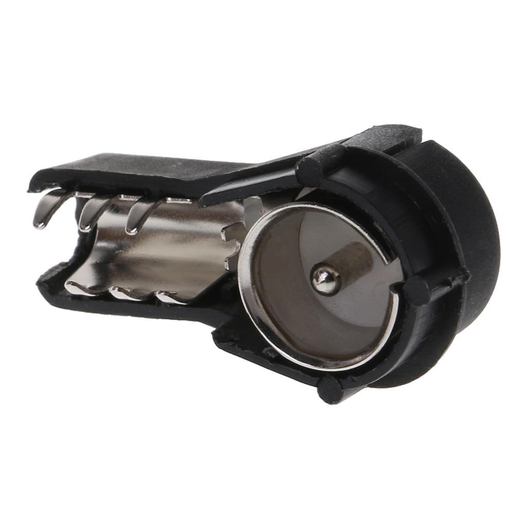 Durable Car Radio Stereo ISO Male Crimp Aerial Connector Convert Bare Wires Automotive Adapter Antenna Easy Installation