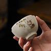 OLOEY Ru Kiln Cute Cat Ceramic Tea Cup