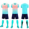 Summer New Short Sleeve Adult Children'S Team Competition Team Uniform Football Training Uniform Men'S And Women'S Set 6202