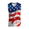 Men's Sleeveless Casual Tank Top with Wide Shoulder Straps and Pocket Lightweight Breathable Summer Beachwear Shirt