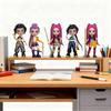 6Pcs K-POP Demon Hunter Dolls Action Figure Saja Boys Toy Rumi Mira Zoey Figurine Doll Birthday Gift For Kids Fans