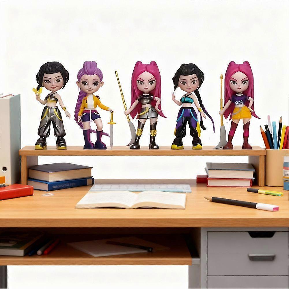 6Pcs K-POP Demon Hunter Dolls Action Figure Saja Boys Toy Rumi Mira Zoey Figurine Doll Birthday Gift For Kids Fans