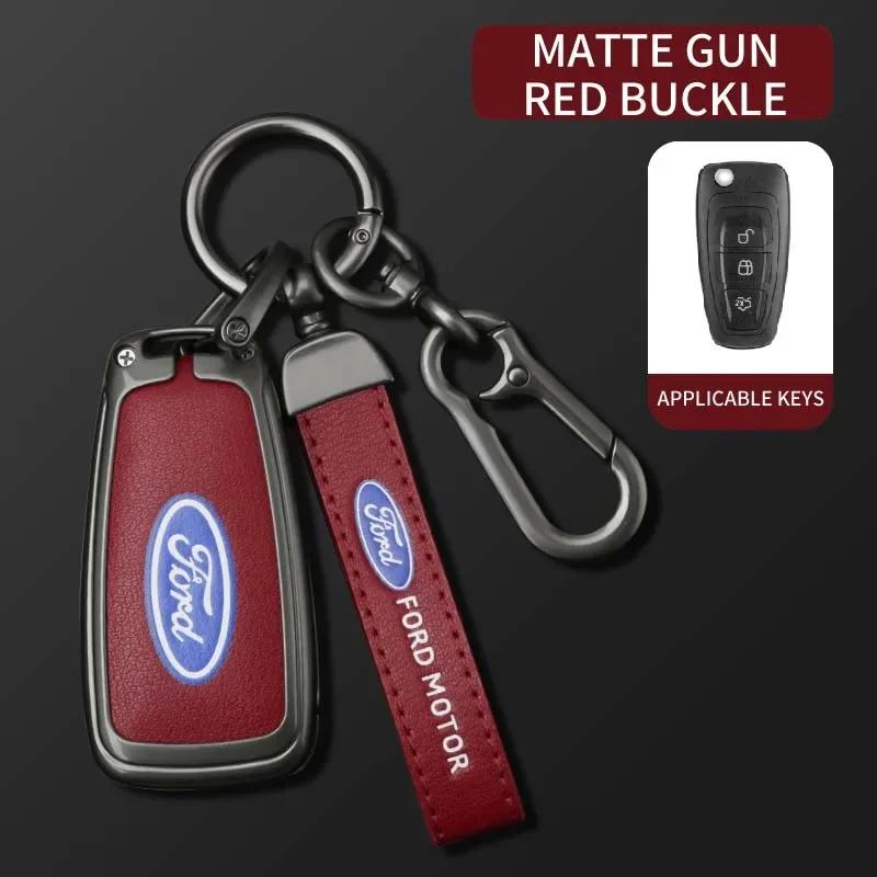 

Car Sticker Hot For Ford New Alloy Car Key Case Cover Shell For Ford Ranger C-Max S-Max Focus Galaxy Mondeo Transit Tourneo Cust