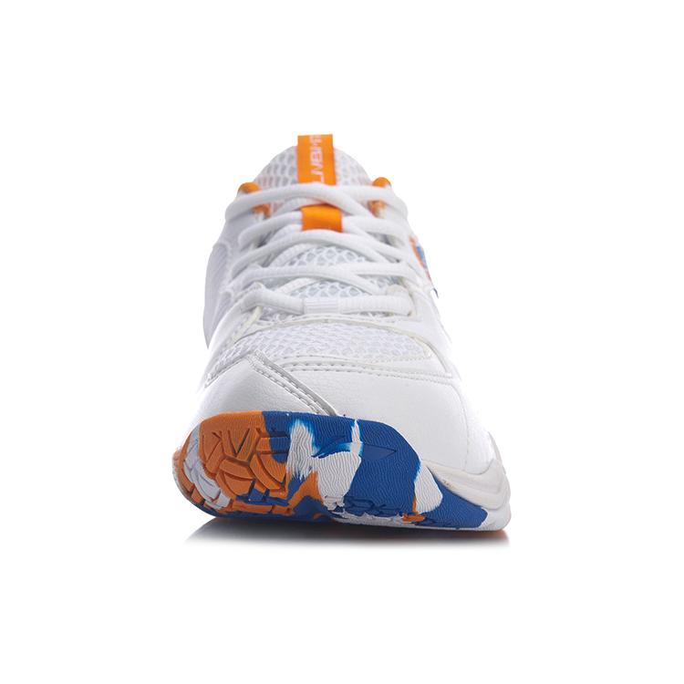 New LINING Badminton Shoes Women's Low top White/Orange AYTR008-1