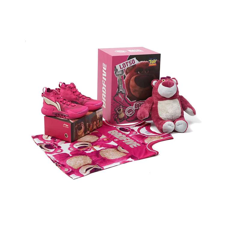 

Новые мужские баскетбольные кроссовки Disney X LINING Badfive 2 с высоким верхом, цвет «Сладкий свекольный красный» ABFR015-1 43.5