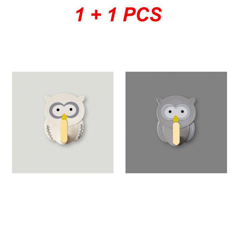 

2/3 шт. Пластиковые крючки в виде совы для небольших бытовых нужд, вешалки для хранения вещей, влагостойкие крючки для подвешивания ключей с изображением совы, водонепроницаемые