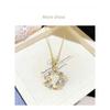 Fashion Women Inlaid Rhinestone Star Planet Titanium Steel Clavicle Necklace