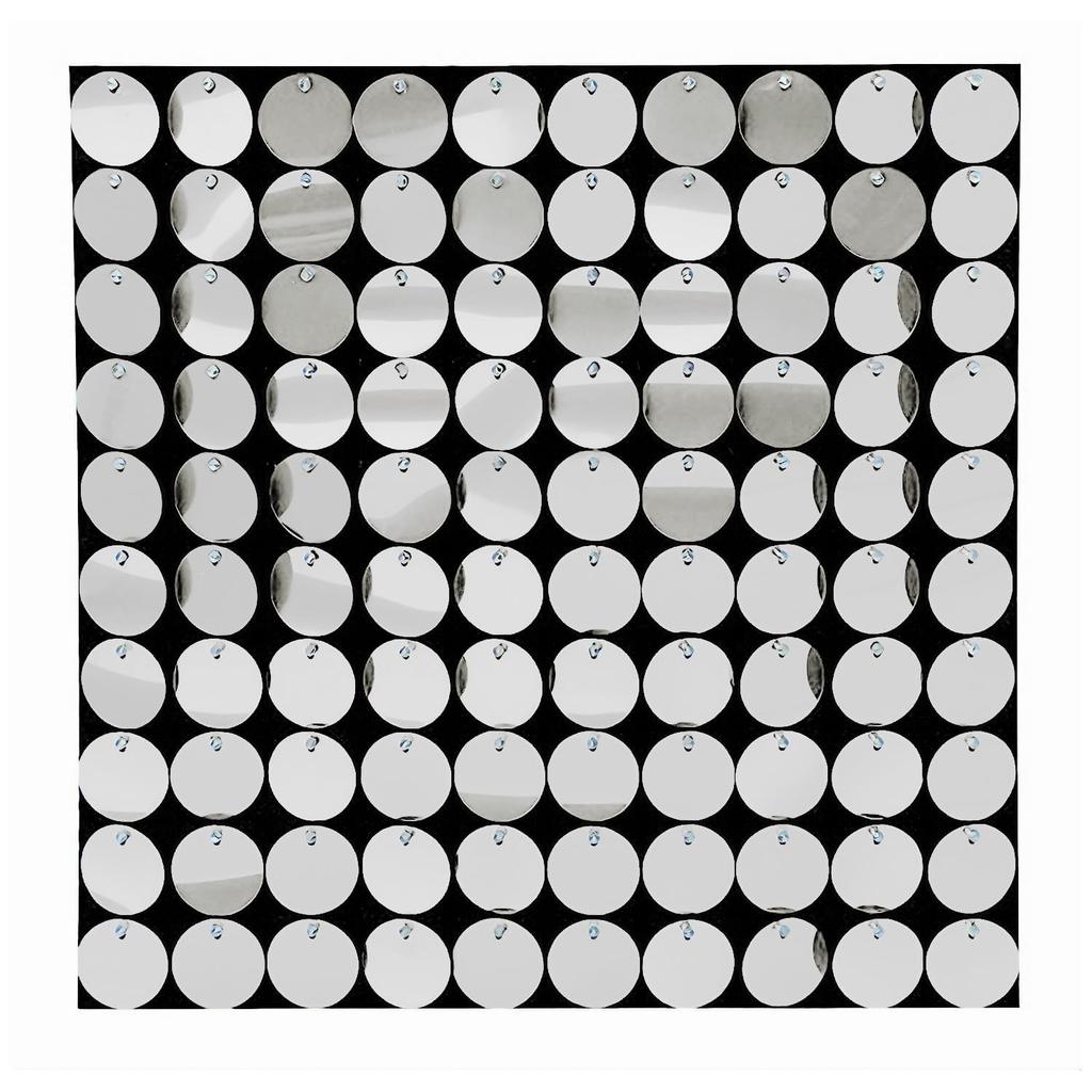 Sequin Decoration with 100 Connectable Retro Custom Sign Decoration Board, 30x30cm, Sequins, Boards, Decotora, Art, Truck, Interior/Exterior, (Mirror