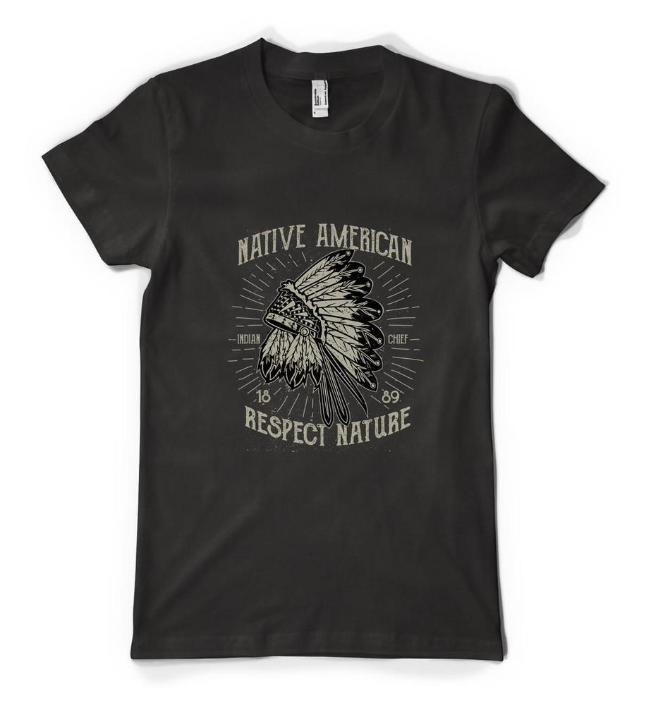 

Native American Indian Chief Respect Nature Personalised Adult And Kids T Shirt L
