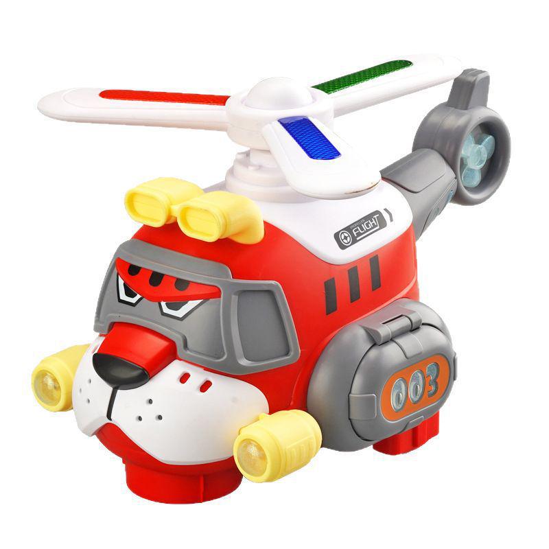 Electric Universal Helicopter Toy with Music, Lights, and Rotating Propeller for Kids