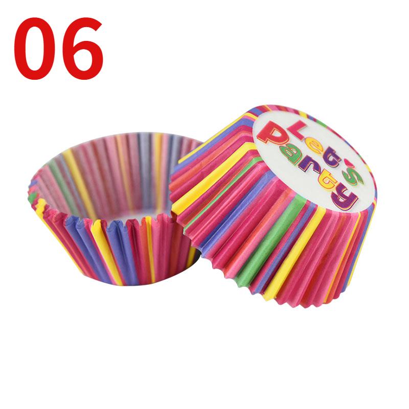 100Pcs Muffin Cupcake Paper Cups Cupcake Liner Baking Muffin Box Cup Case Party Tray Cake Decorating Tools Birthday Party Decor