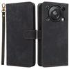 For Oukitel C60/C60 Pro Case Wallet RFID Blocking PU Leather Phone Cover Stand with Strap