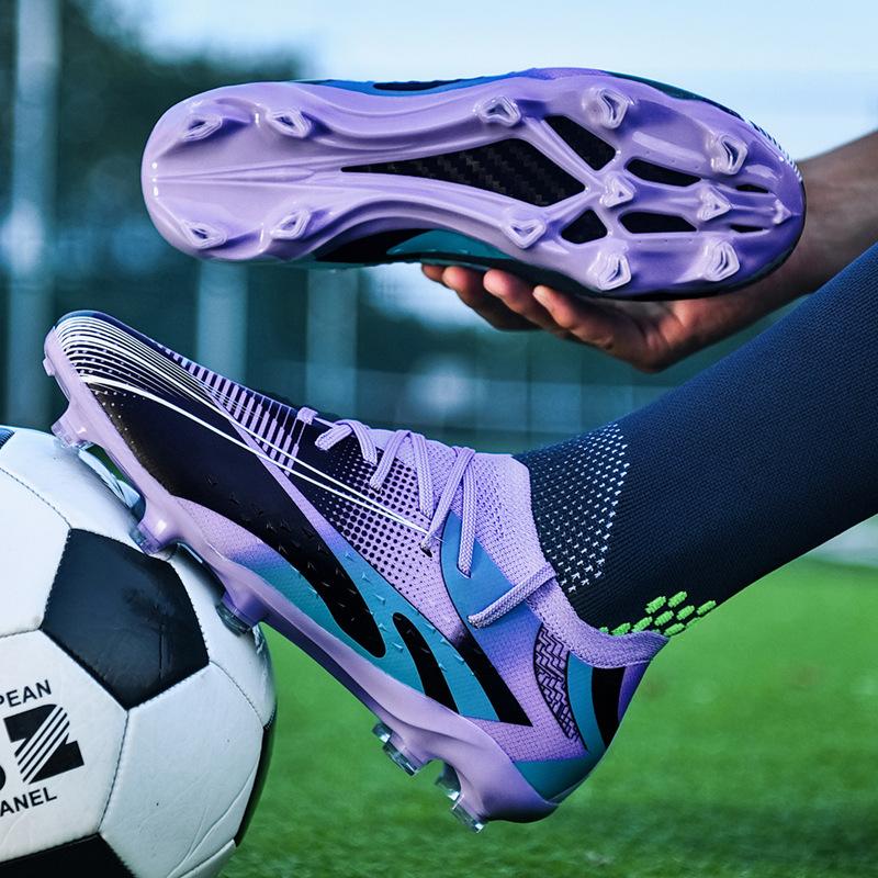 European Cup New F50 Football Shoes Male Teen Students Female Broken Nails Spikes Competition Training Shoes
