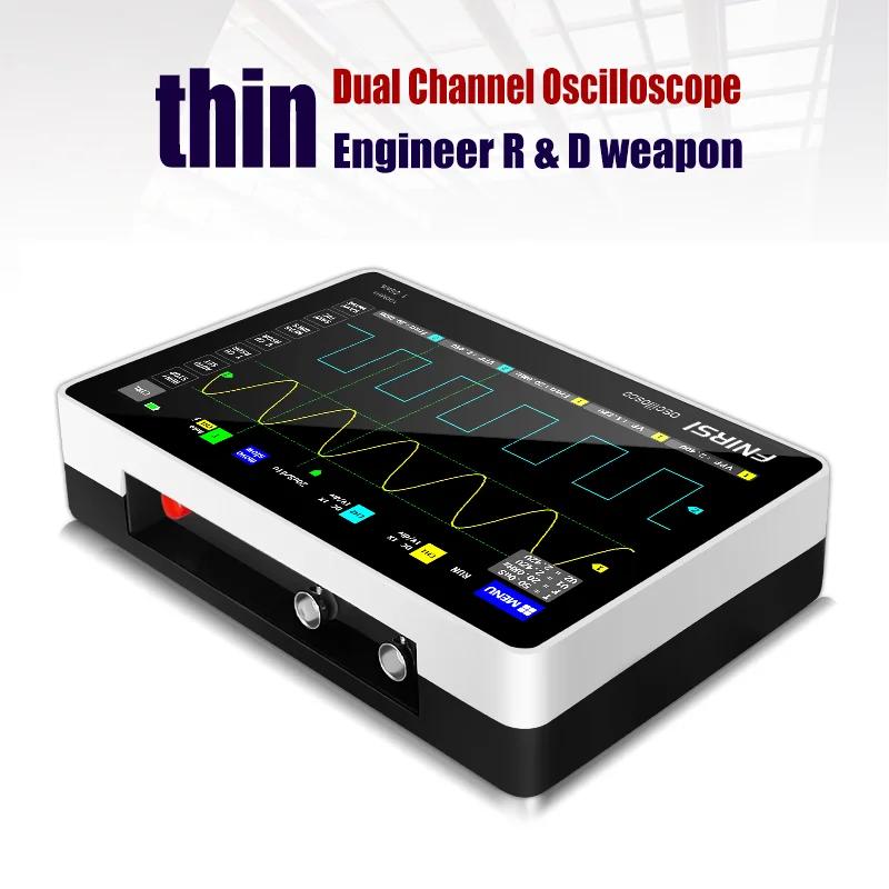 FNIRSI 1013D Digital Tablet Oscilloscope Dual Channel 100M Bandwidth 1GS Sampling Rate 7 Inches Mini Tablet Digital Oscilloscope