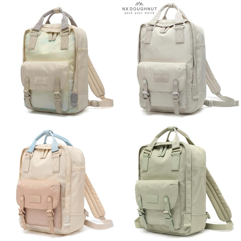 Nx Doughnut Sweet Donut Style Nylon Backpack For Women Casual Fresh Spacious Design