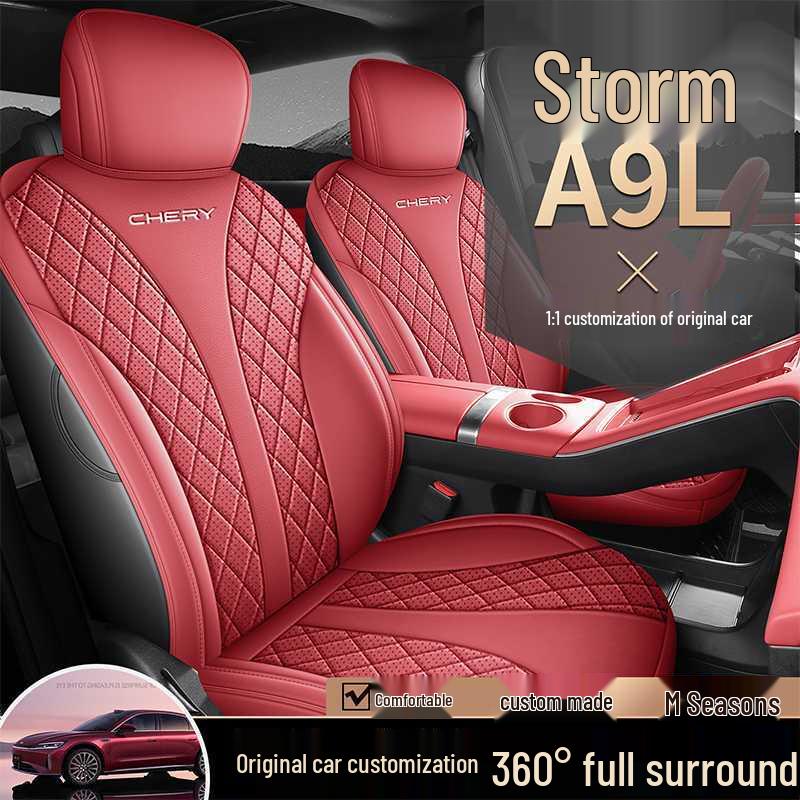Chery Fengyun A9L Suede Seat Cushion & Cover - All-Season Universal Fit for Car Interior.