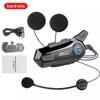 Bluetooth Hodetelefon Motorsykkelhjelm Intercom Headset 1000M For 2 Førere Intercomunicador Moto Trådløs Interfon Håndfri Anrop
