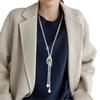 Elegant Claw Chain Long Necklace Simple Versatile High End Luxury for Women Perfect for Autumn and Winter Styles