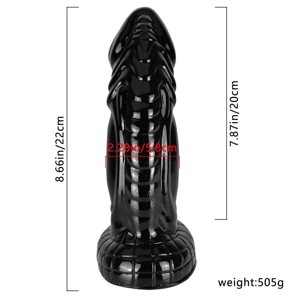 Big Black Dildo for Anal Plug Women Sex Toy for  Slave Suction Penis Realistic Chastity Adult Fisting
