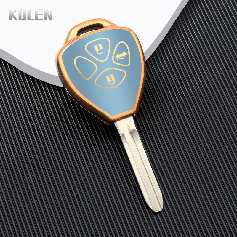 

Fashion Tpu Car Key Case Cover Shell For Toyota Corolla Camry Reiz Rav4 Crown Avalon Venza Matrix Auris Protected Fob 2 3 Button
