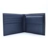 PRADA 2M0738 Saffiano Martic Leather Bifold Wallet with Coin Pocket blackUsed