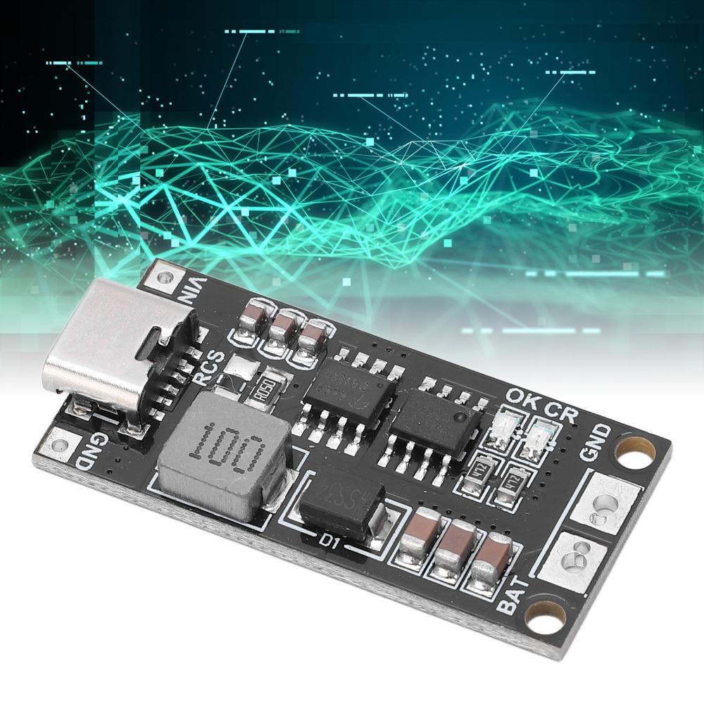 2 Stück 4S Typ C Lithium-Batterieladegerät 2A Laden Ladeplatine Step-up-Modul Batterieladegerät