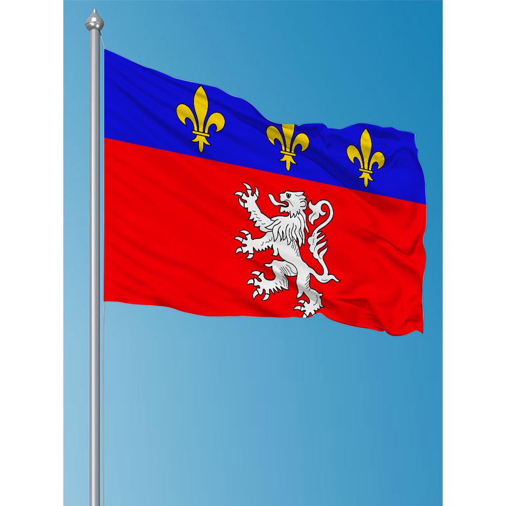 90x150cm Flag of Lyon France Flag/Banner Home Or Outdoor For Decoration