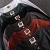 Big Brand Goods ~ Export Label Cutting Factory Direct Sales Fall Winter Men Long-T-Shirt Pure Cotton OEM Goods Tail Goods Bottoming Shirt Fashion