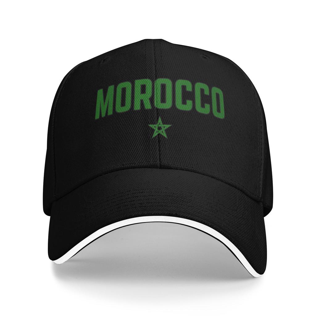Morocco Flag Casual Baseball Cap Running Hippie Hip Hop Hats Summer Breathable Unisex Men Streetwear Baseball Caps