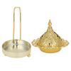 Incense Holders Metal Unique Design Modern Style Perfect Gift Aromatherapy Furnace for Bedroom Sauna