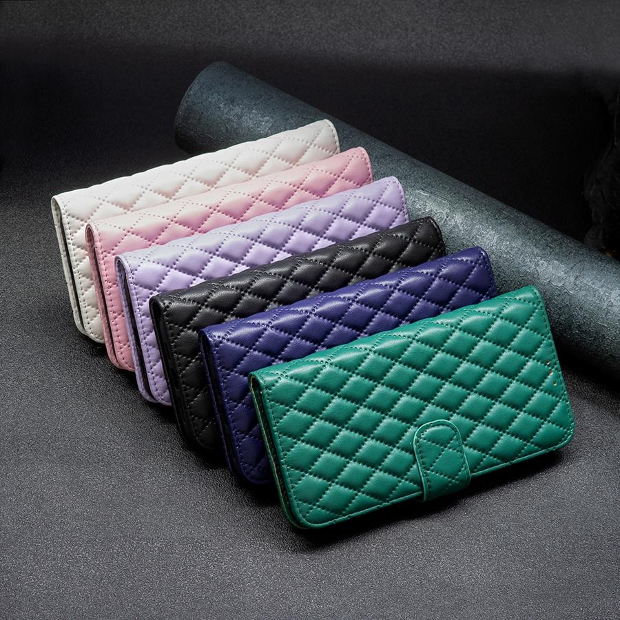 Cartera pequeña fragancia Flip Funda de cuero para iPhone 14 Pro Max Samsung Galaxy S22 Ultra Xiaomi Redmi Note 11 Pro OPPO A17 Realme 9i Nokia G21 Moto G32
