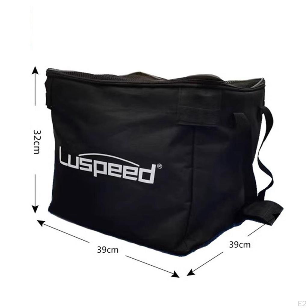 Tennis Ball Bag Accessories Carrying Tote Sturdy Oxford Cloth Large Capacity for Teaching Pickleball