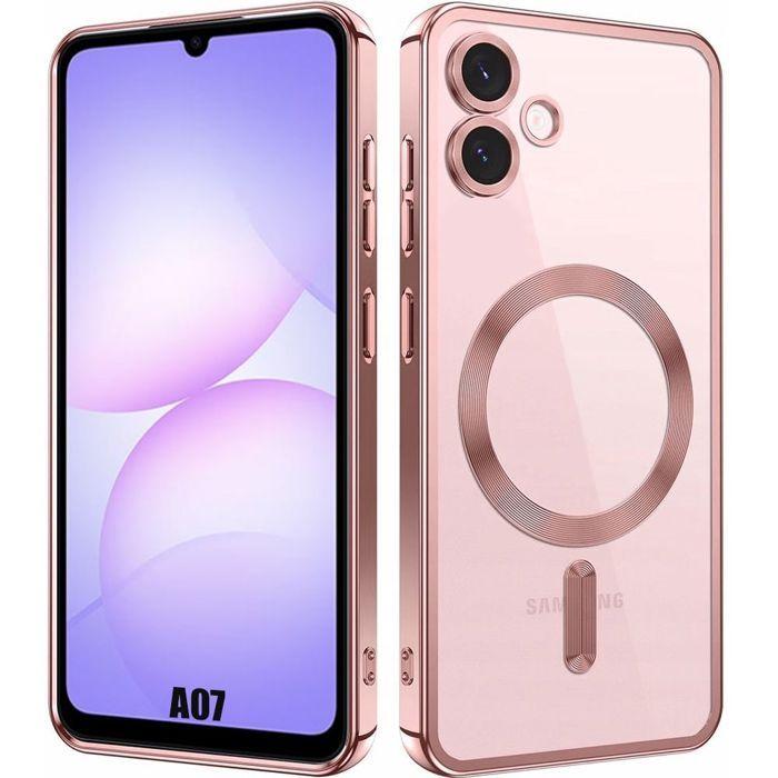 Coque de Protection - BOOLING - pour Samsung Galaxy A07 - Silicone Souple - Antichoc - Rose