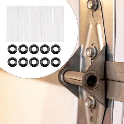 10 Garage Door Hinge Quiet Roller Sleeves Shaft Gaskets Auto Easy Installation Repair Gate