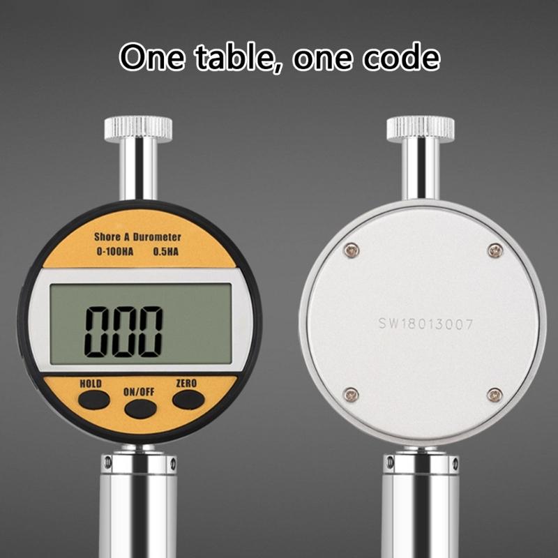 Digital Durometer Shore Hardness Tester Shore Durometer Sclerometer Rubber Tire Glass Hardness Test Meter Portable
