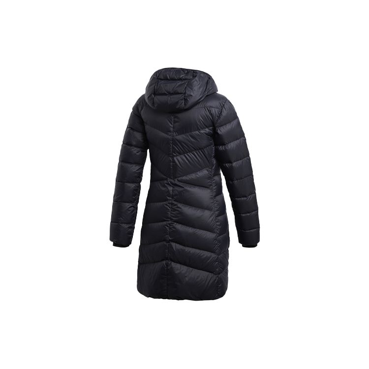 Adidas Nuvic Parka Warm Hooded Down Jacket Women Outerwear Black BS0985