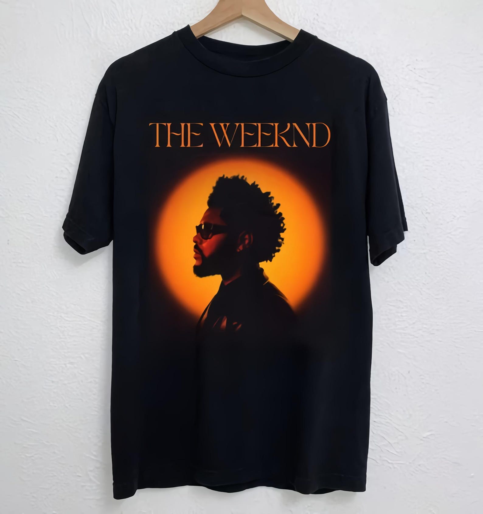 The Weeknd Shirt Black T shirt Size S-4X Casual S