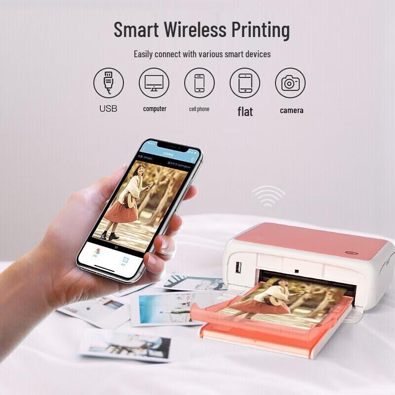 HPRT Portable Wireless Photo Printer CN plug (adapter included)