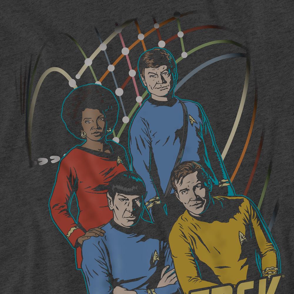 Star Trek Unisex Adult Warp Factor 4 T-Shirt