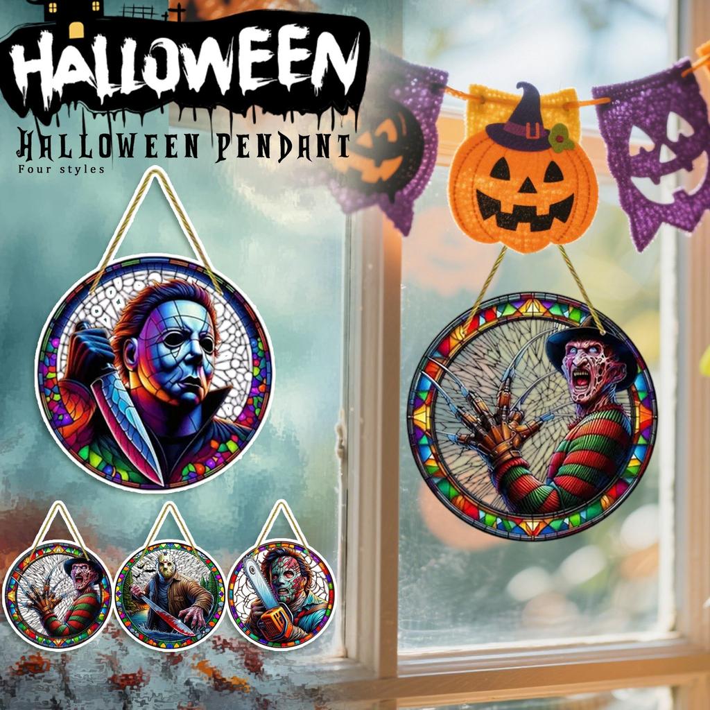 Halloween Decorative Pendant Window Sun Capture Decoration, As A Gift Decorative Pendant, Festive Atmosphere Pendant