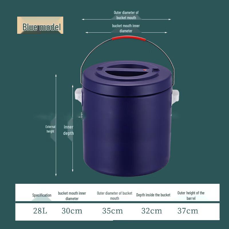 

Jikoo Изолированный контейнер для еды из нержавеющей стали 28L