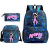 Spielwaren Aphmau Schultasche Cartoon Rucksack Federmäppchen Umhängetasche Dreiteiliges Set