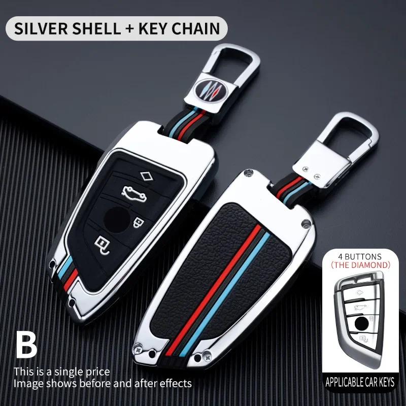 Car Key Case Cover Key Bag for Bmw F20 G20 G30 X1 X3 X4 X5 G05 X6 Accessories Car-Styling Holder Shell Keychain Protection
