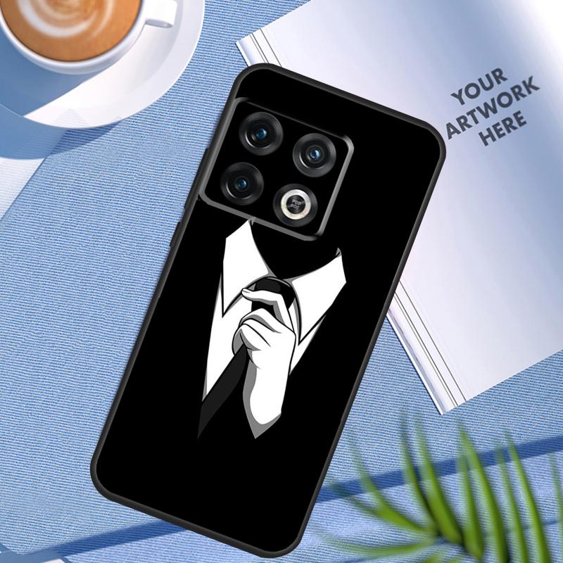 Suit and Tie Case For OnePlus 12 11 12R 10 9 Pro 10R 9R 8T 10T Nord 2 2T CE 3 Lite CE4 N10 N20 N30 Cover