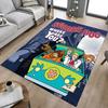 Scoobydoo Mystery Night Carpet For Playroom Bedroom Living Room Sofa Home Decorkids Game Area Rug Nonslip Floor Mat