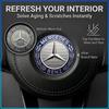 For Mercedes Benz AMG A B C E G R S CLA CLK Class GLA GLC GLE GLK C200 C200L C230 C240 Car Steering Wheel Sticker Badge Decoration Auto Accessories
