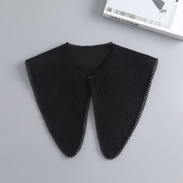 Linbaiway New Lapel Fake Collar Vintage Detachable Shirt Collar for Women Blouse Sweater False Collar Lapel Top Neckwear Ties