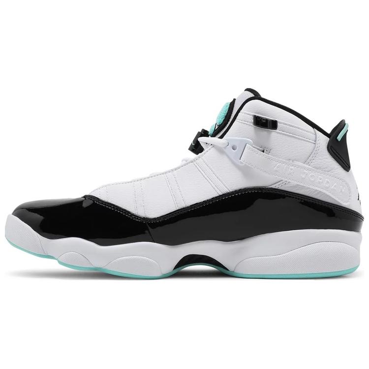 New JORDAN 6 Rings White Tropical Twist Black 322992-115