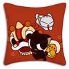 Cartoon luo xiaohei cat Pillow Covers Cartoon Sofa Decorative Home Double-sided Printing Short Plush Cute Cushion Cover